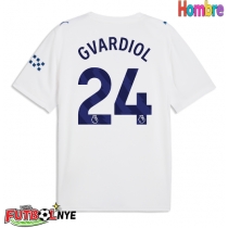 Camiseta Manchester City Josko Gvardiol #24 Tercera Equipación 2026-27 manga corta